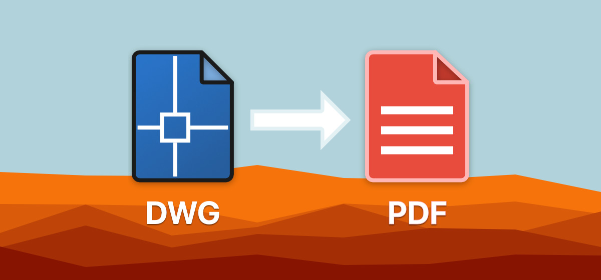 convert dwg to pdf